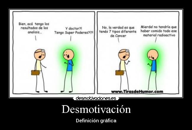 Desmotivación - Definición gráfica
