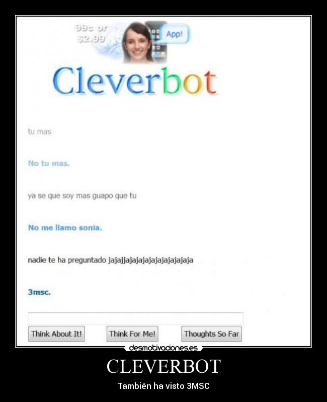 carteles 3msc cleverbot desmotivaciones
