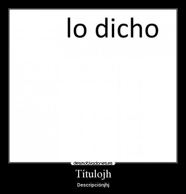 Títulojh - Descripciónjhj