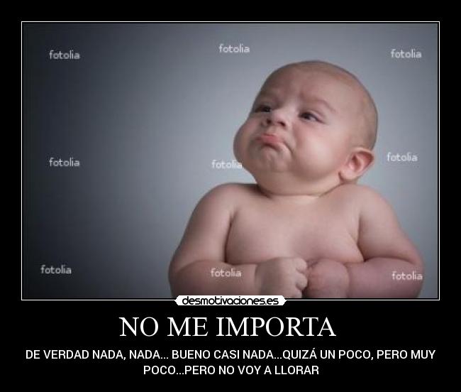 NO ME IMPORTA  - 
