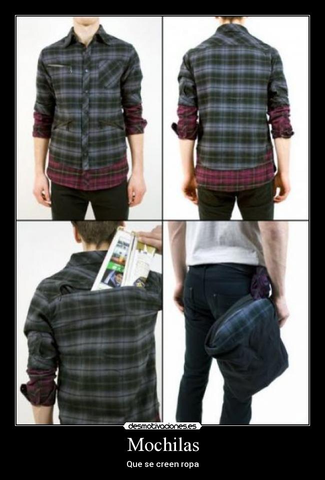 Mochilas - Que se creen ropa
