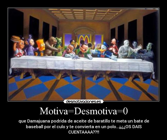 Motiva=Desmotiva=0 -