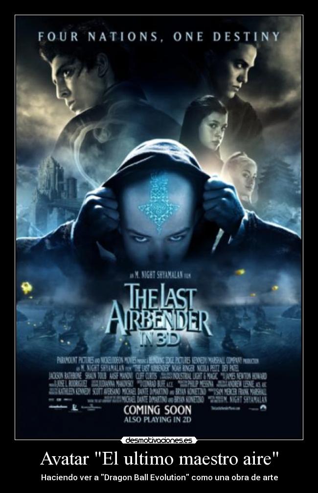 Avatar El ultimo maestro aire - Haciendo ver a Dragon Ball Evolution como una obra de arte