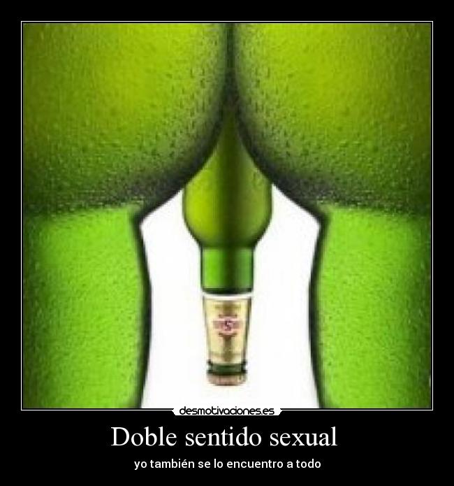 Doble sentido sexual -