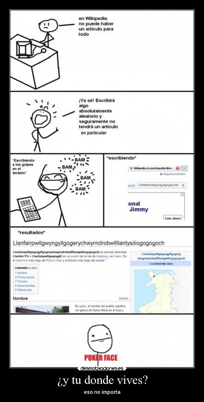 ¿y tu donde vives? - eso no importa