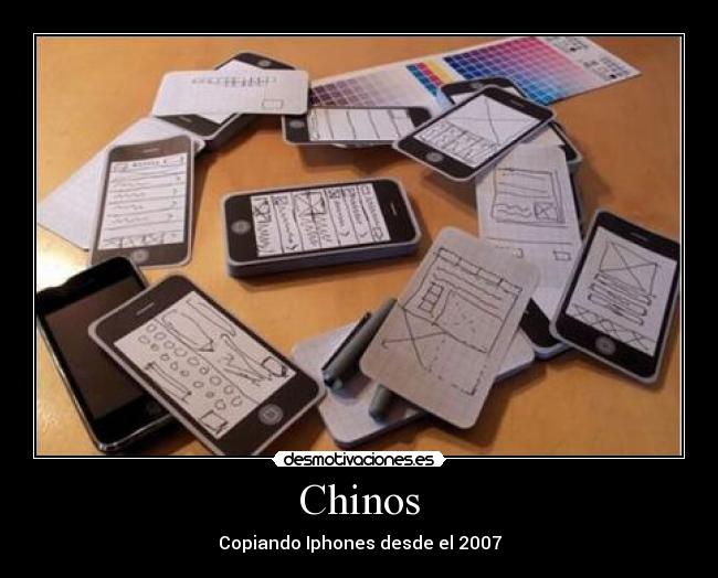 Chinos - Copiando Iphones desde el 2007