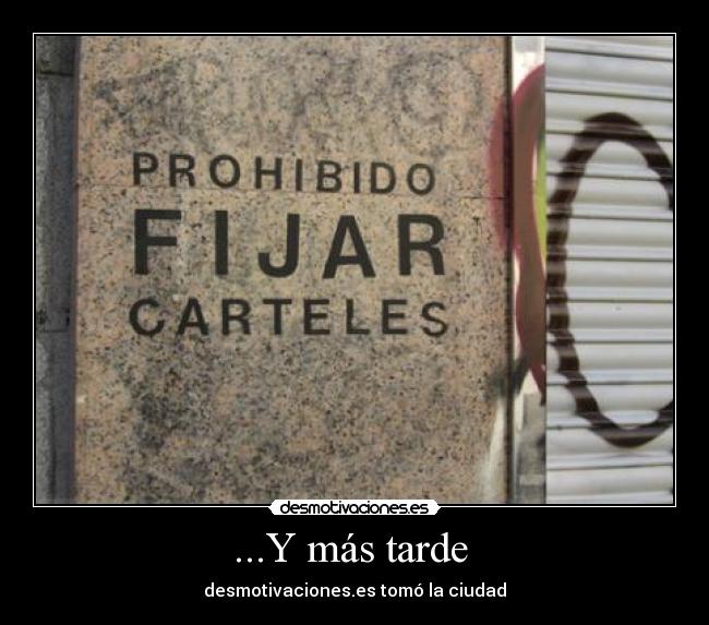 ...Y más tarde  - 