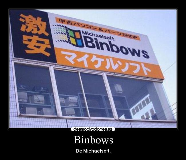 Binbows - De Michaelsoft.