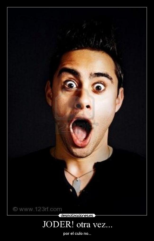 JODER! otra vez... -
