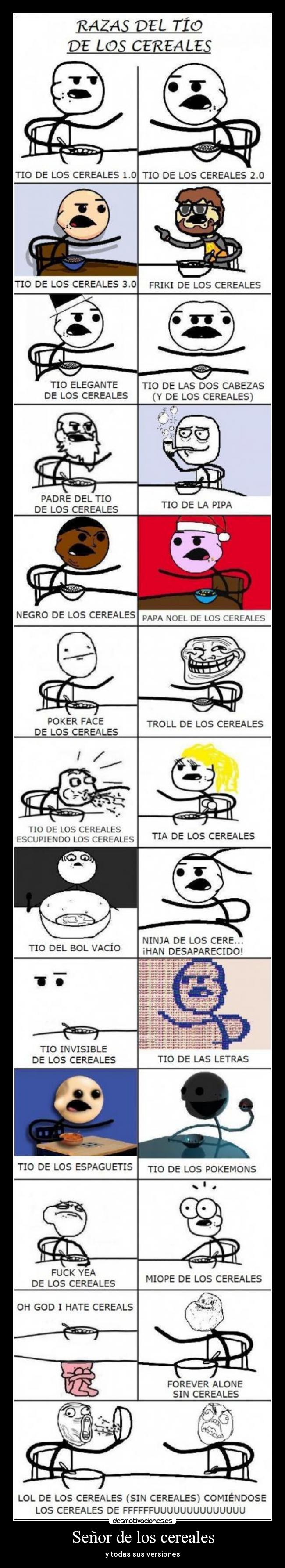 carteles senor los cereales desmotivaciones
