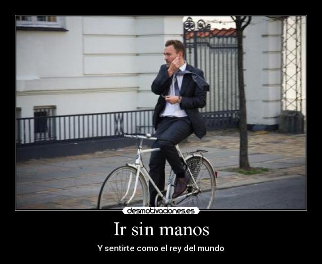 Ir sin manos -
