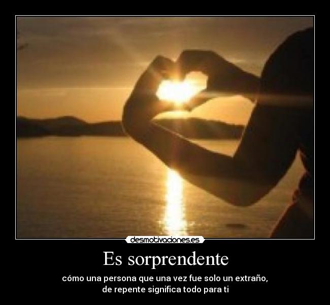 Es sorprendente -