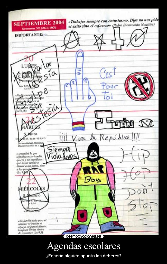 Agendas escolares -