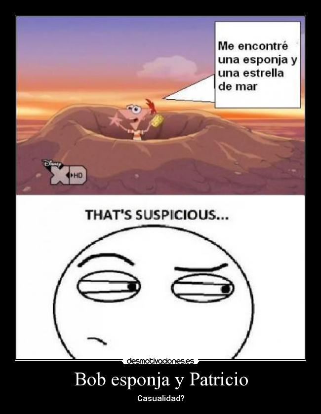 Bob esponja y Patricio - Casualidad?