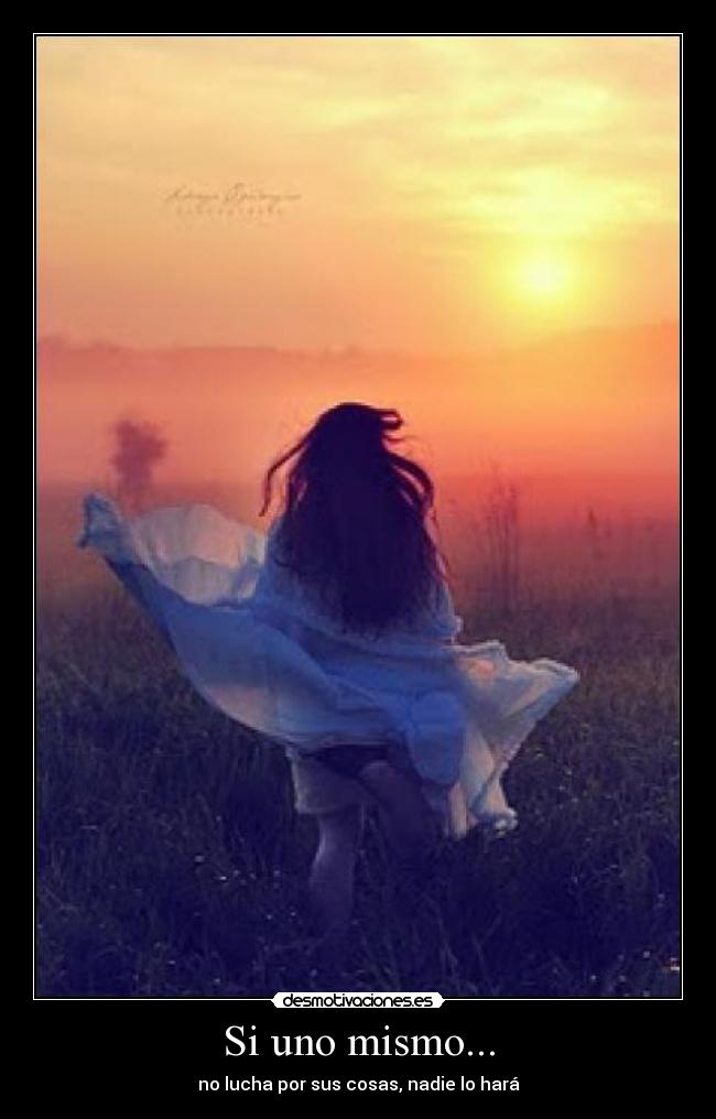 Si uno mismo... - 