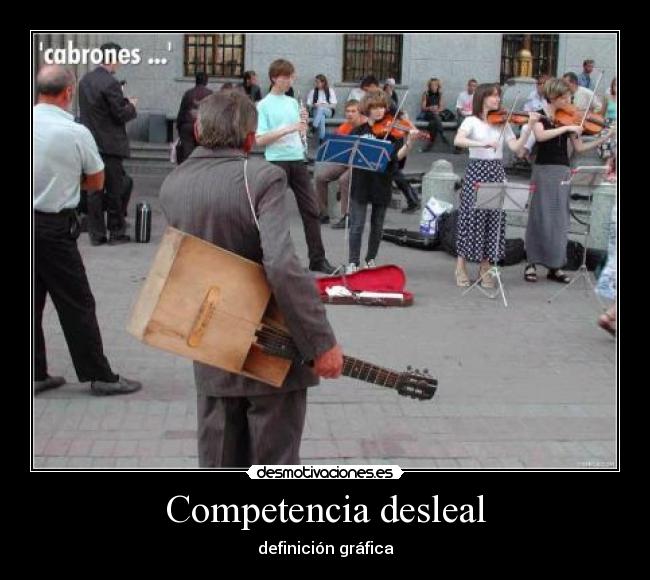 Competencia desleal - definición gráfica
