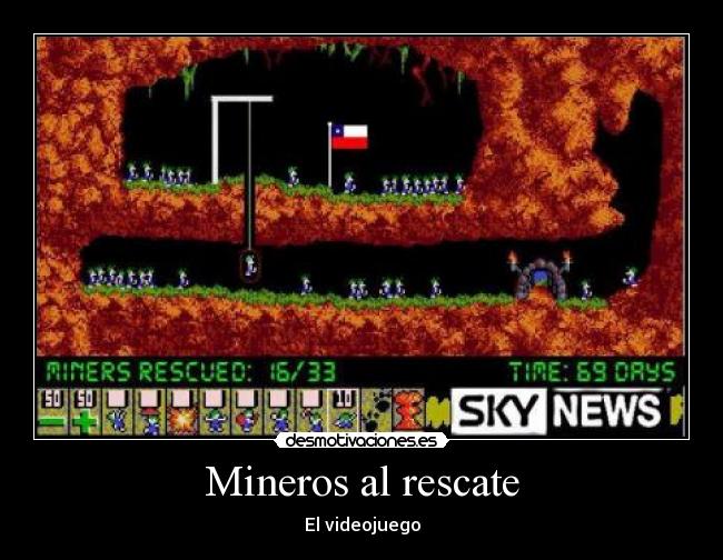 carteles videojuegosminerochilenoticia desmotivaciones