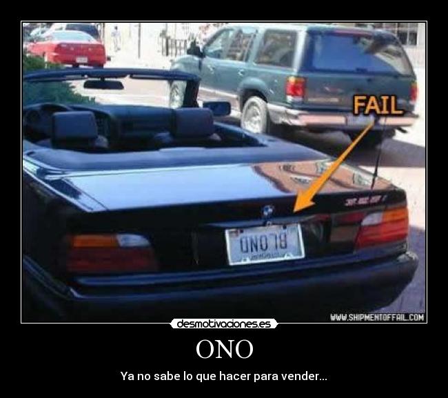 ONO - Ya no sabe lo que hacer para vender...