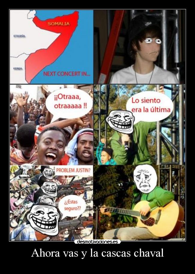 Ahora vas y la cascas chaval -