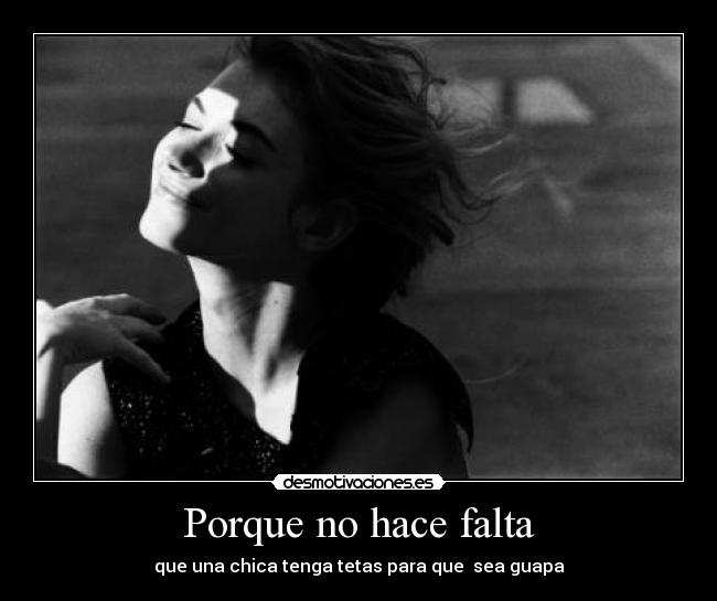 Porque no hace falta -