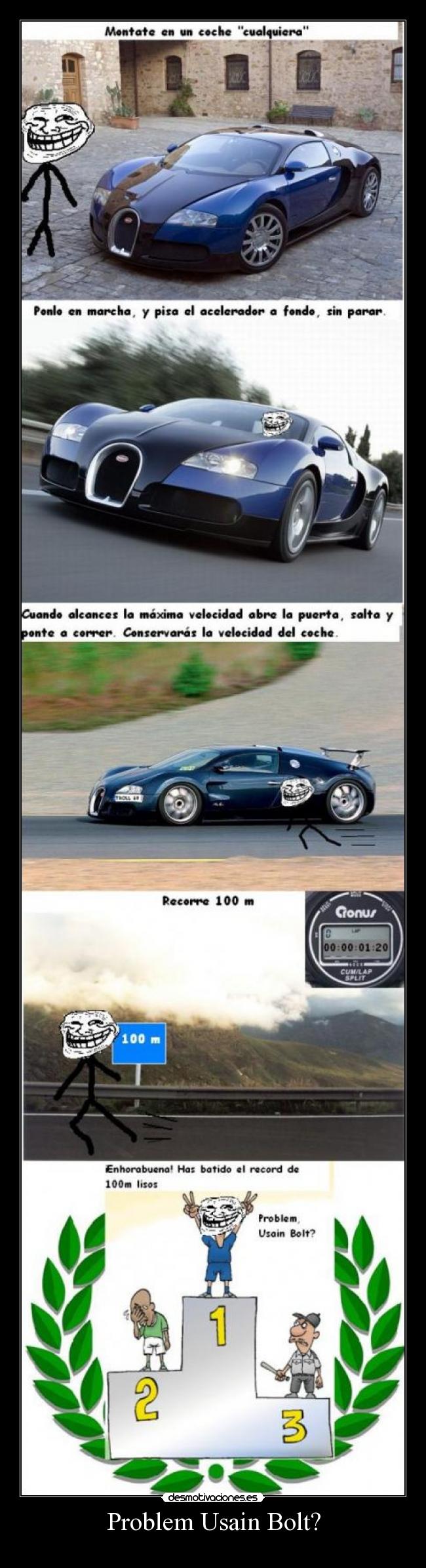 Problem Usain Bolt? -