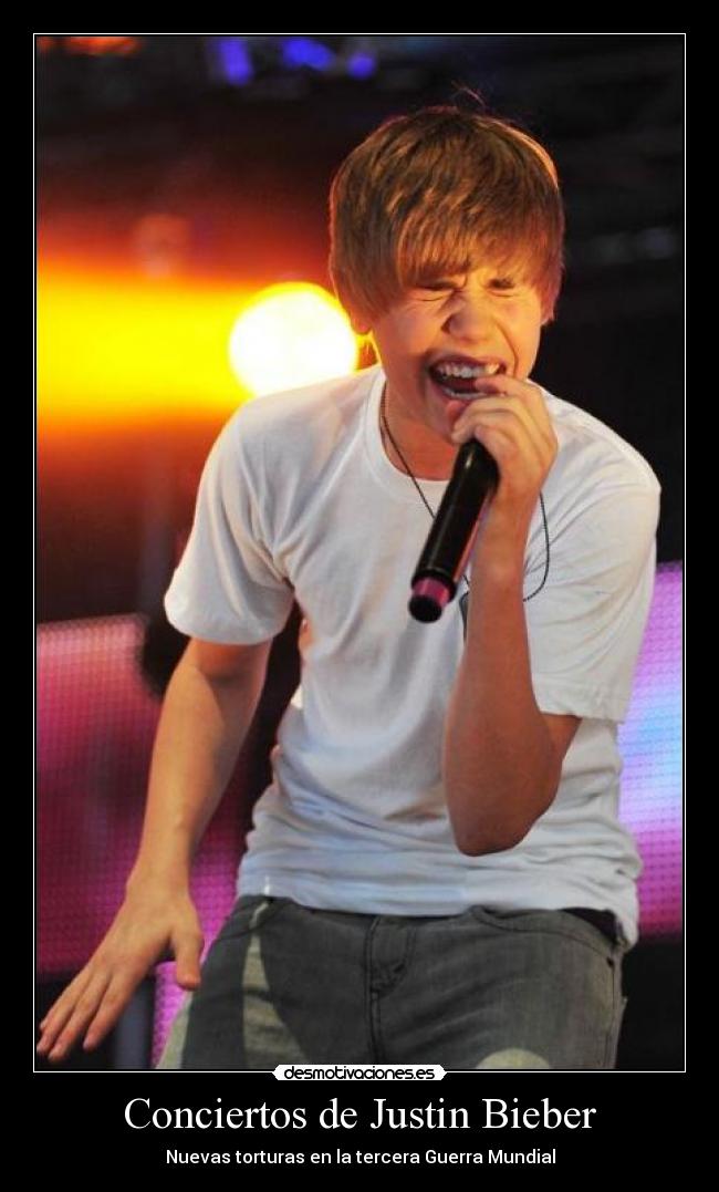 carteles justin bieber desmotivaciones