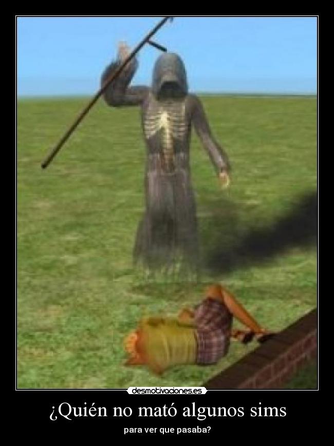 carteles sims desmotivaciones