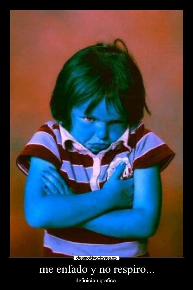 me enfado y no respiro... - definicion grafica..