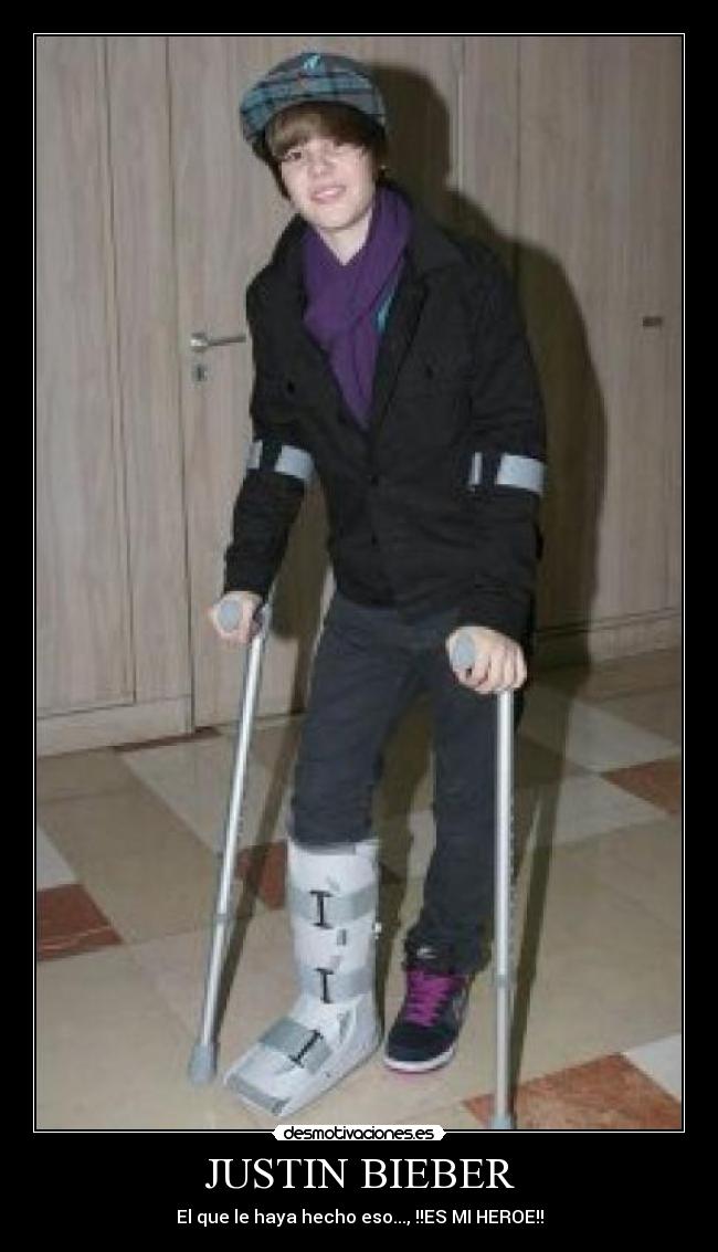 JUSTIN BIEBER - El que le haya hecho eso..., !!ES MI HEROE!!