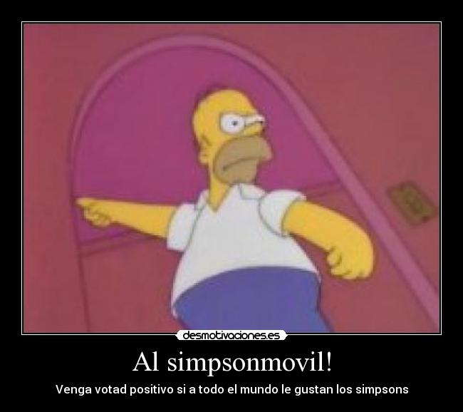 carteles simpsonmovil desmotivaciones