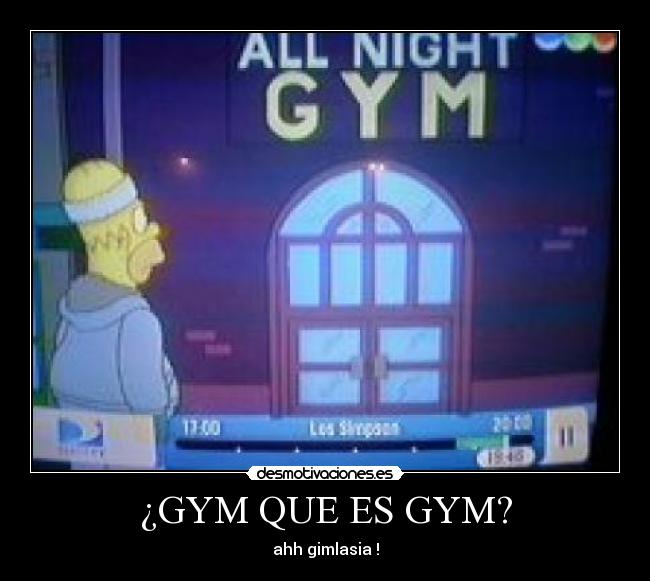 ¿GYM QUE ES GYM? - ahh gimlasia !