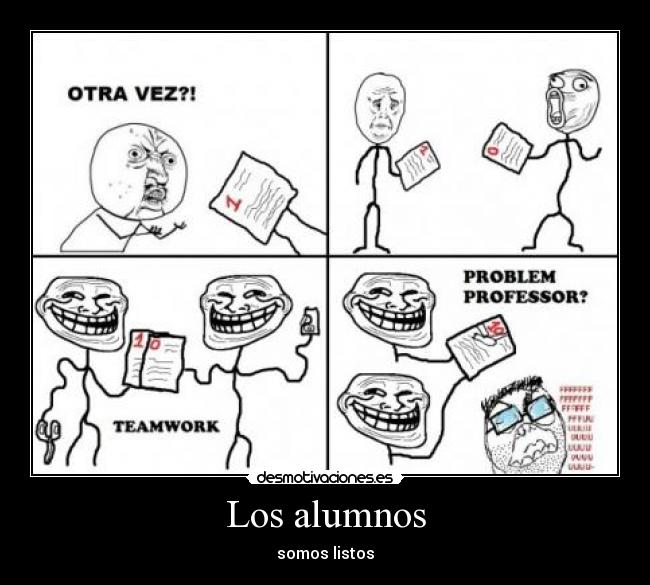 Los alumnos - somos listos