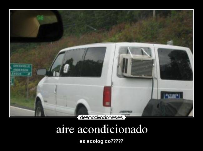 aire acondicionado - es ecologico?????