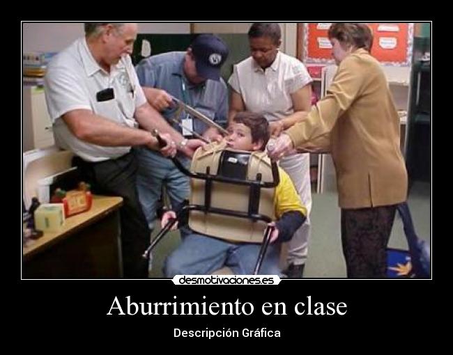 Aburrimiento en clase -