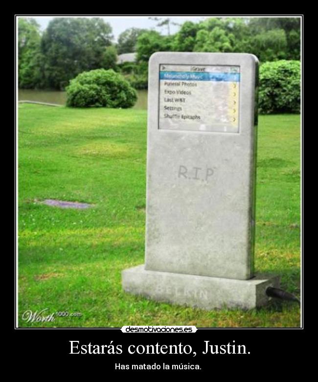 carteles justin musica desmotivaciones