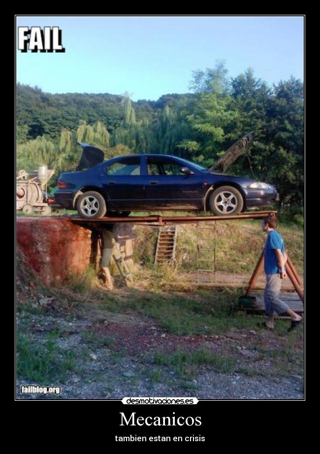 Mecanicos - tambien estan en crisis