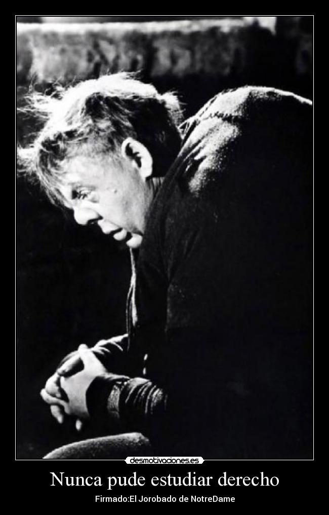 Nunca pude estudiar derecho - 