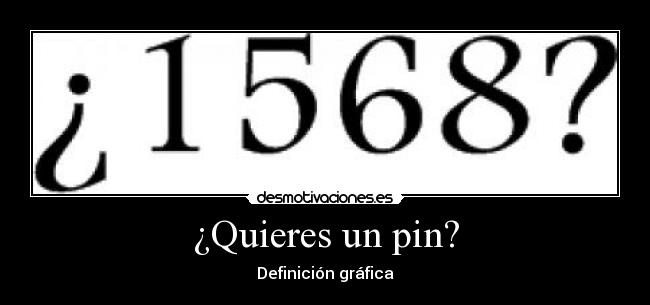 ¿Quieres un pin? - 