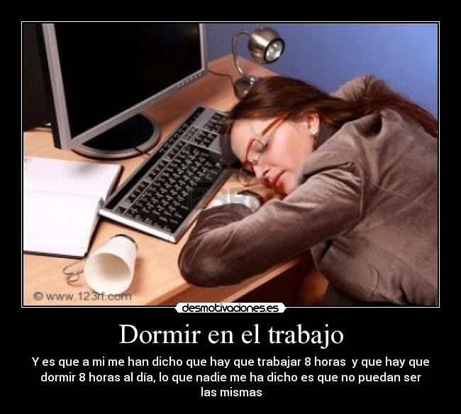 Dormir en el trabajo - 