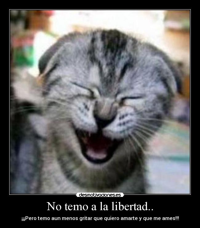 No temo a la libertad.. -
