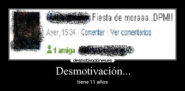 Desmotivación... - tiene 11 años