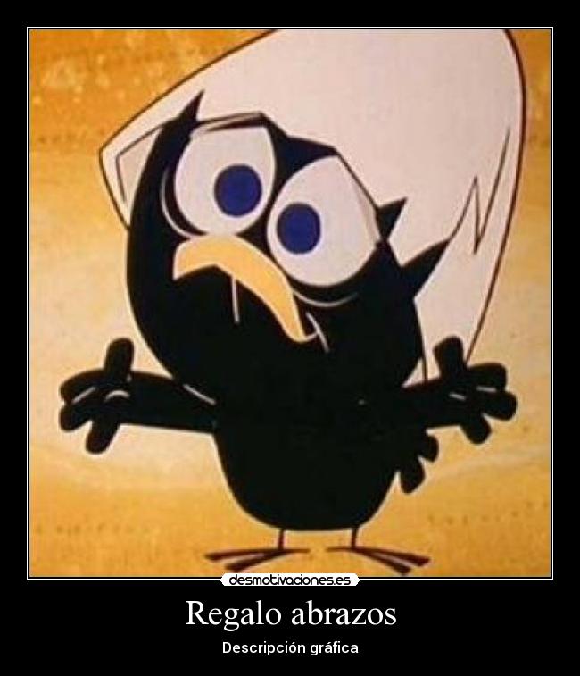 Regalo abrazos - Descripción gráfica