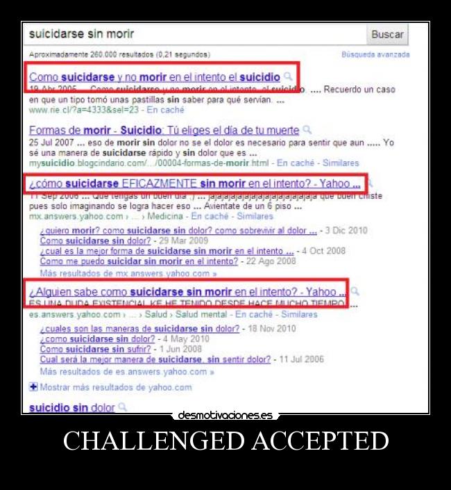 CHALLENGED ACCEPTED - 