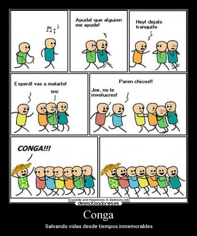 Conga - Salvando vidas desde tiempos inmemorables