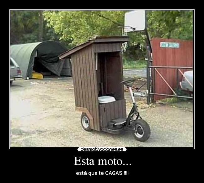 Esta moto... - está que te CAGAS!!!!!