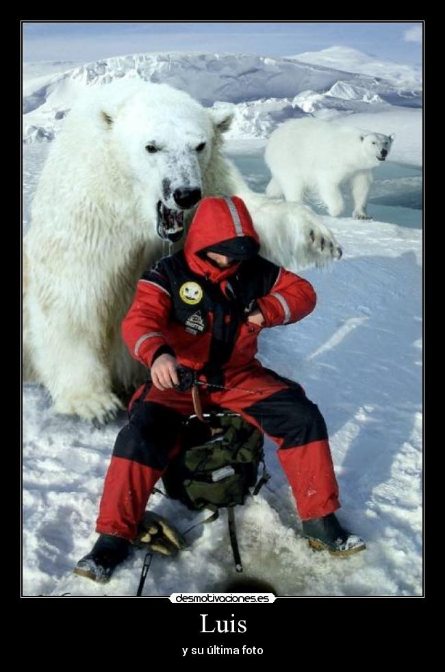 Luis - y su última foto