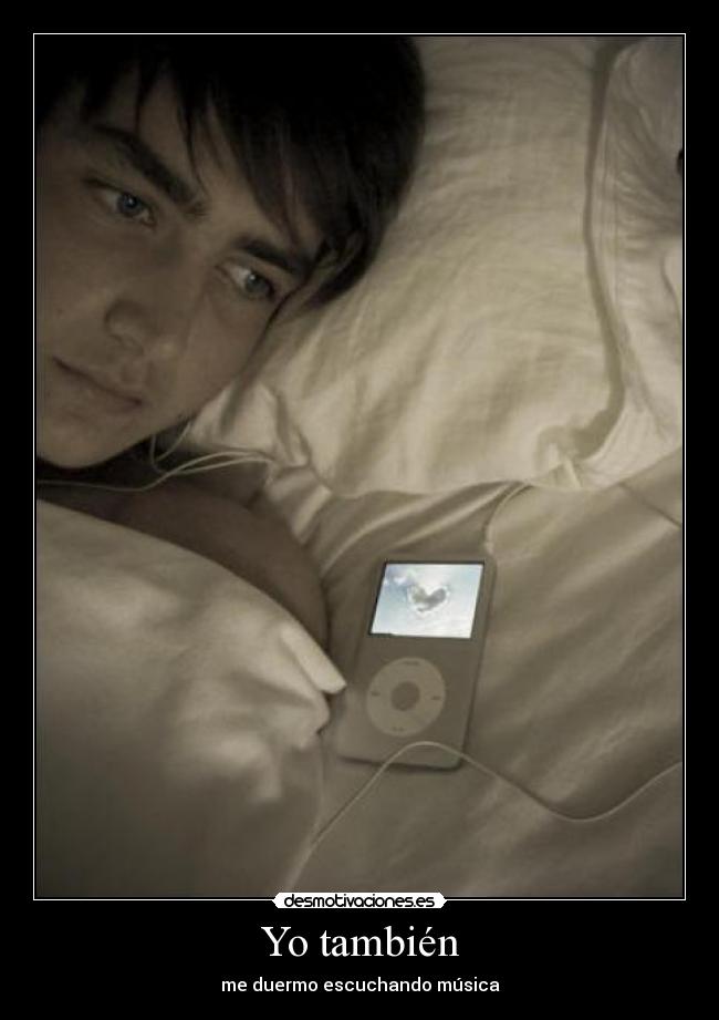 carteles mp3 musica cama dormir tambien desmotivaciones