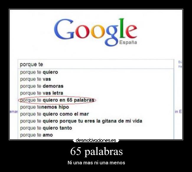 65 palabras -