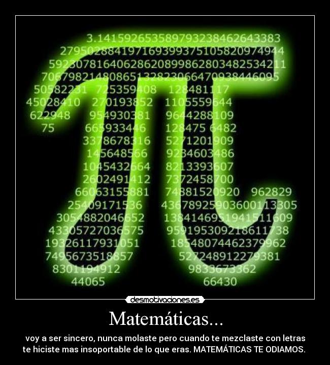 Matemáticas... - 