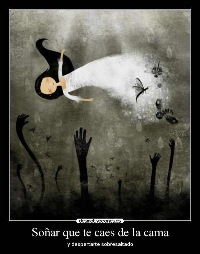 Soñar que te caes de la cama -